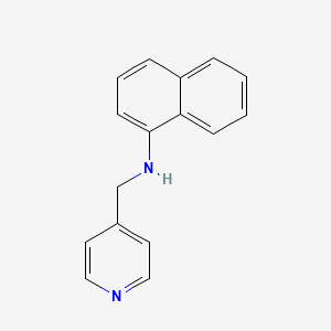 B2376796 N-(pyridin-4-ylmethyl)naphthalen-1-amine CAS No. 351992-06-8