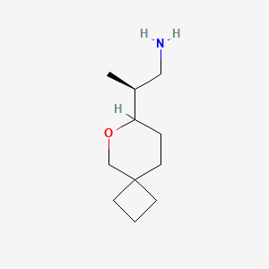 molecular formula C11H21NO B2376886 (2S)-2-(6-Oxaspiro[3.5]nonan-7-yl)propan-1-amine CAS No. 2248216-32-0