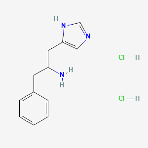 1-(1H-imidazol-4-yl)-3-phenylpropan-2-amine dihydrochloride