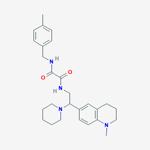 N-(4-methylbenzyl)-N'-[2-(1-methyl-1,2,3,4-tetrahydroquinolin-6-yl)-2-piperidin-1-ylethyl]ethanediamide
