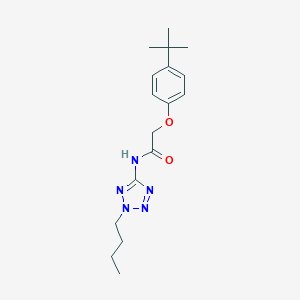 2-(4-tert-butylphenoxy)-N-(2-butyl-2H-tetrazol-5-yl)acetamide