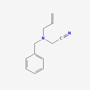 molecular formula C12H14N2 B2377002 2-(Allyl(benzyl)amino)acetonitrile CAS No. 127073-69-2
