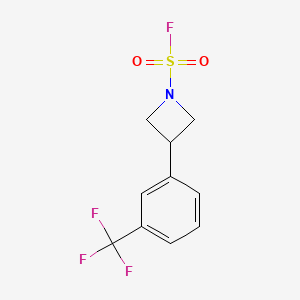 3-[3-(Trifluoromethyl)phenyl]azetidine-1-sulfonyl fluoride