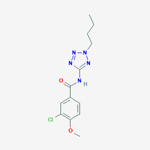 N-(2-butyl-2H-tetrazol-5-yl)-3-chloro-4-methoxybenzamide