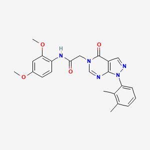 N-(2,4-dimethoxyphenyl)-2-(1-(2,3-dimethylphenyl)-4-oxo-1H-pyrazolo[3,4-d]pyrimidin-5(4H)-yl)acetamide