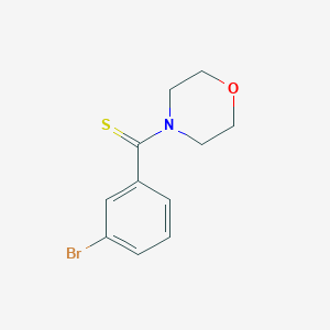molecular formula C11H12BrNOS B2377204 4-(3-bromobenzenecarbothioyl)morpholine CAS No. 330860-11-2