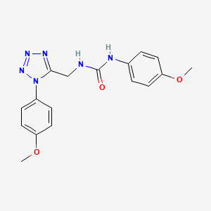 1-(4-methoxyphenyl)-3-((1-(4-methoxyphenyl)-1H-tetrazol-5-yl)methyl)urea
