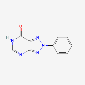 molecular formula C10H7N5O B2377257 2-Phenyl-2H-[1,2,3]triazolo[4,5-d]pyrimidin-7-ol CAS No. 78555-95-0