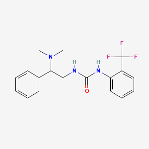 1-[2-(Dimethylamino)-2-phenylethyl]-3-[2-(trifluoromethyl)phenyl]urea