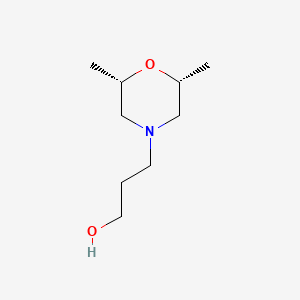 molecular formula C9H19NO2 B2377354 cis-3-(2,6-Dimethylmorpholino)-1-propanol CAS No. 1280565-71-0