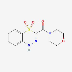 3-(morpholin-4-ylcarbonyl)-1H-4,1,2-benzothiadiazine 4,4-dioxide