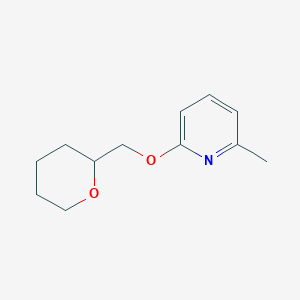 2-Methyl-6-[(oxan-2-yl)methoxy]pyridine