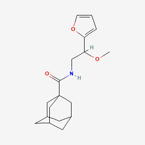 molecular formula C18H25NO3 B2377424 N-[2-(furan-2-yl)-2-methoxyethyl]adamantane-1-carboxamide CAS No. 1795195-96-8