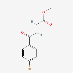 molecular formula C11H9BrO3 B2377612 Methyl (2E)-4-(4-Bromophenyl)-4-oxobut-2-enoate CAS No. 32149-27-2