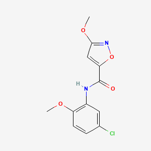 N-(5-chloro-2-methoxyphenyl)-3-methoxyisoxazole-5-carboxamide