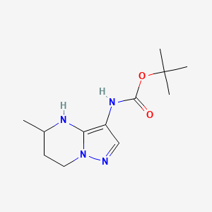 Tert-butyl N-(5-methyl-4,5,6,7-tetrahydropyrazolo[1,5-a]pyrimidin-3-yl)carbamate