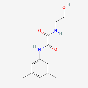 molecular formula C12H16N2O3 B2377673 N1-(3,5-dimethylphenyl)-N2-(2-hydroxyethyl)oxalamide CAS No. 869948-35-6