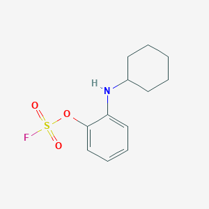 1-(Cyclohexylamino)-2-fluorosulfonyloxybenzene