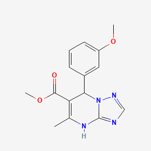 Methyl 7-(3-methoxyphenyl)-5-methyl-4,7-dihydro-[1,2,4]triazolo[1,5-a]pyrimidine-6-carboxylate