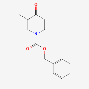 molecular formula C14H17NO3 B2377685 Benzyl 3-methyl-4-oxopiperidine-1-carboxylate CAS No. 1010115-47-5