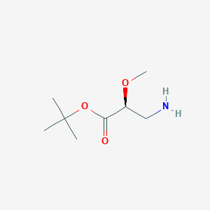 Tert-butyl (2S)-3-amino-2-methoxypropanoate