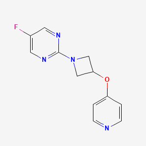5-Fluoro-2-(3-pyridin-4-yloxyazetidin-1-yl)pyrimidine
