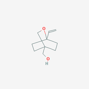 molecular formula C10H16O2 B2377717 (1-Vinyl-2-oxabicyclo[2.2.2]octan-4-yl)methanol CAS No. 340023-03-2