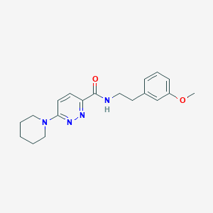 N-(3-methoxyphenethyl)-6-(piperidin-1-yl)pyridazine-3-carboxamide