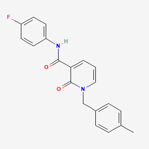 N-(4-fluorophenyl)-1-(4-methylbenzyl)-2-oxo-1,2-dihydropyridine-3-carboxamide