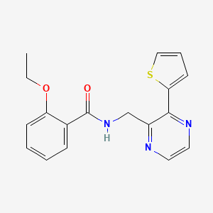 2-ethoxy-N-((3-(thiophen-2-yl)pyrazin-2-yl)methyl)benzamide