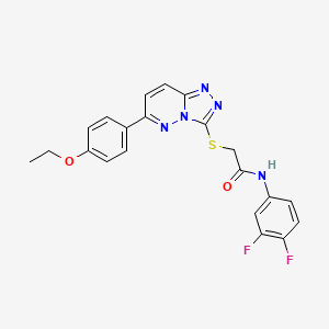 N-(3,4-difluorophenyl)-2-((6-(4-ethoxyphenyl)-[1,2,4]triazolo[4,3-b]pyridazin-3-yl)thio)acetamide