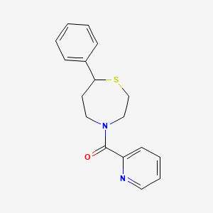 (7-Phenyl-1,4-thiazepan-4-yl)(pyridin-2-yl)methanone