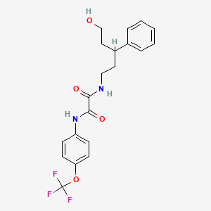 N1-(5-hydroxy-3-phenylpentyl)-N2-(4-(trifluoromethoxy)phenyl)oxalamide