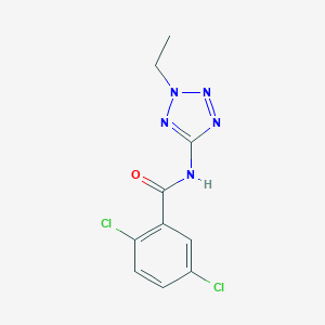 molecular formula C10H9Cl2N5O B237788 2,5-dichloro-N-(2-ethyl-2H-tetrazol-5-yl)benzamide 