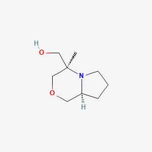 [(4R,8As)-4-methyl-1,3,6,7,8,8a-hexahydropyrrolo[2,1-c][1,4]oxazin-4-yl]methanol