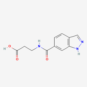 3-(1H-indazol-6-ylformamido)propanoic acid