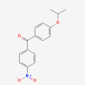 molecular formula C16H15NO4 B2378129 4-Isopropoxy-4'-nitrobenzophenone CAS No. 221532-00-9