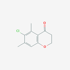 6-chloro-5,7-dimethyl-3,4-dihydro-2H-1-benzopyran-4-one