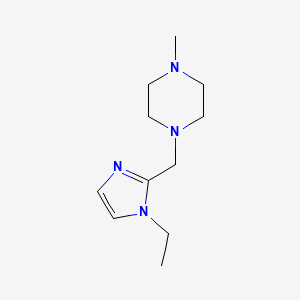 1-((1-ethyl-1H-imidazol-2-yl)methyl)-4-methylpiperazine