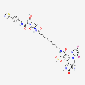 molecular formula C56H67F2N9O8S2 B2378190 GNE-987 