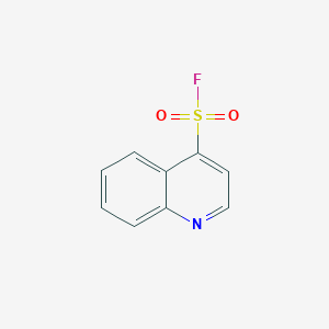 molecular formula C9H6FNO2S B2378218 Quinoline-4-sulfonyl fluoride CAS No. 2091474-07-4