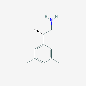 molecular formula C11H17N B2378221 (2S)-2-(3,5-Dimethylphenyl)propan-1-amine CAS No. 2248202-05-1