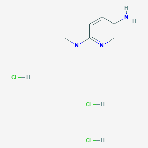 molecular formula C7H14Cl3N3 B2378464 N2,N2-Dimethylpyridine-2,5-diamine trihydrochloride CAS No. 1713160-90-7