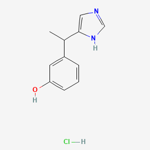 3-[1-(1H-Imidazol-4-yl)ethyl]phenol hydrochloride