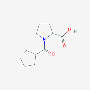 1-Cyclopentanecarbonylpyrrolidine-2-carboxylic acid