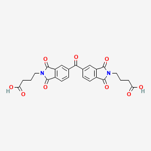 4,4'-Carbonylbis[N-(3-carboxypropyl)phthalimide]