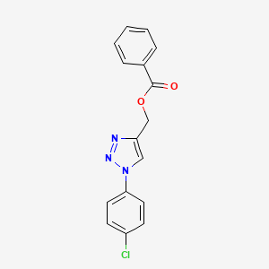 [1-(4-chlorophenyl)-1H-1,2,3-triazol-4-yl]methyl benzenecarboxylate