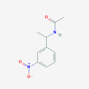 molecular formula C10H12N2O3 B2378637 N-[1-(3-nitrophenyl)ethyl]acetamide CAS No. 878653-47-5