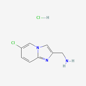 (6-Chloroimidazo[1,2-a]pyridin-2-yl)methanamine hydrochloride