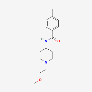 N-(1-(2-methoxyethyl)piperidin-4-yl)-4-methylbenzamide